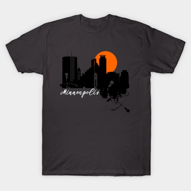 Minneapolis skyline T-Shirt by DimDom